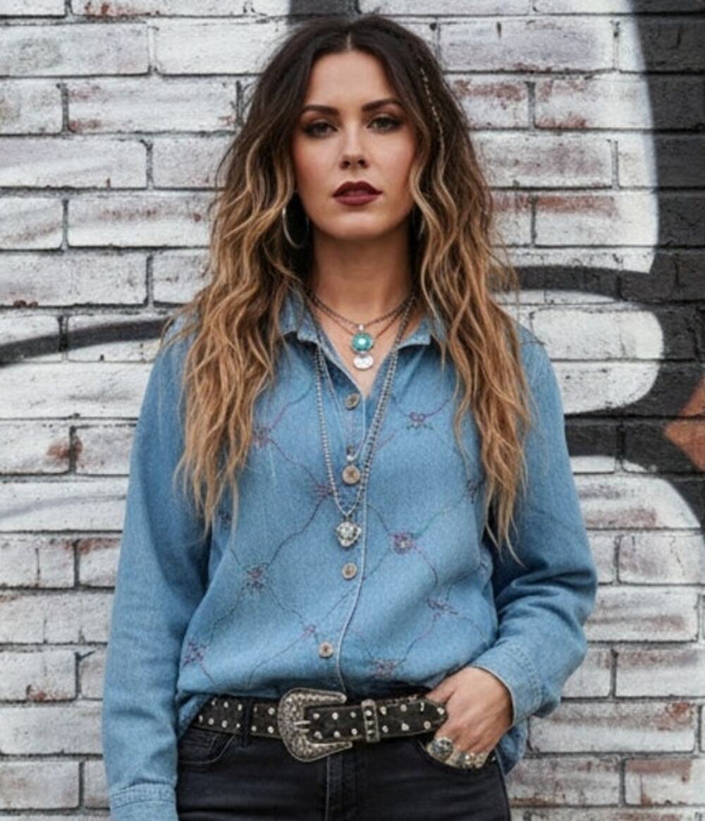 Vintage Embroidered Denim Shirt by Koret City Blues®
